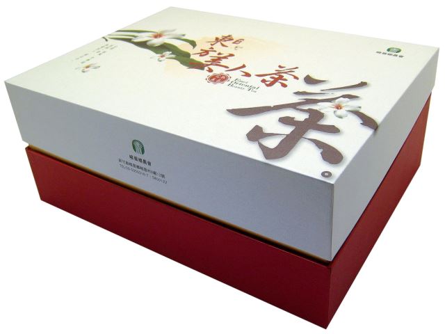 東方美人茶三套式斜角精裝盒